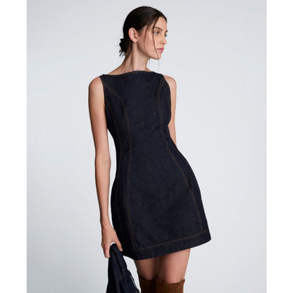 Kenneth Cole Women's Hourglass Sleeveless Sheath Mini Dress