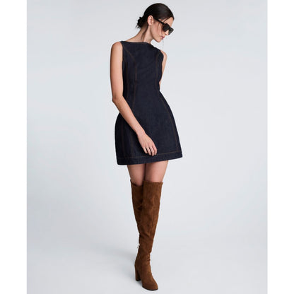 Kenneth Cole Women's Hourglass Sleeveless Sheath Mini Dress