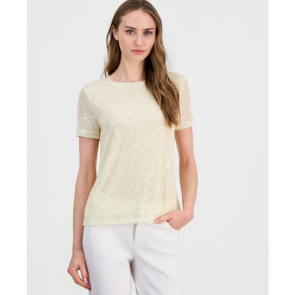 Anne Klein Women's Sequined T-Shirt
