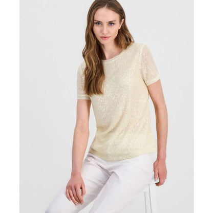 Anne Klein Women's Sequined T-Shirt