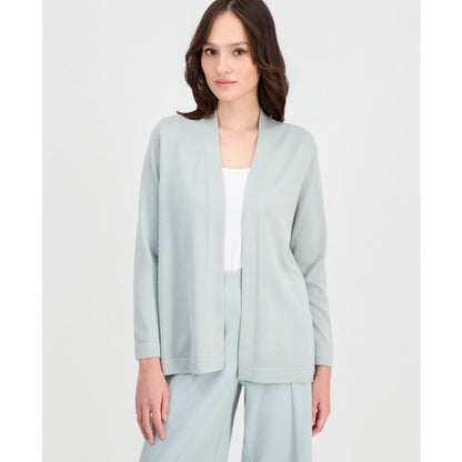 Anne Klein Essentials Petite Chatham Open-Front Cardigan
