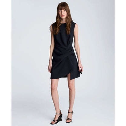 Kenneth Cole Women's Drape Pleated Short Dress