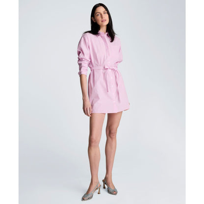 Kenneth Cole Women's Striped Mini Shirt Dress