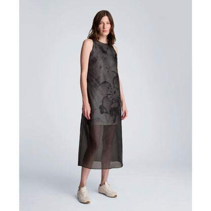 Kenneth Cole Women's Sleeveless Sheer Overlay Dress