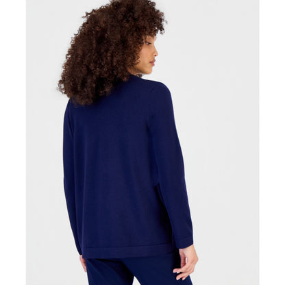 Anne Klein Essentials Petite Chatham Open-Front Cardigan