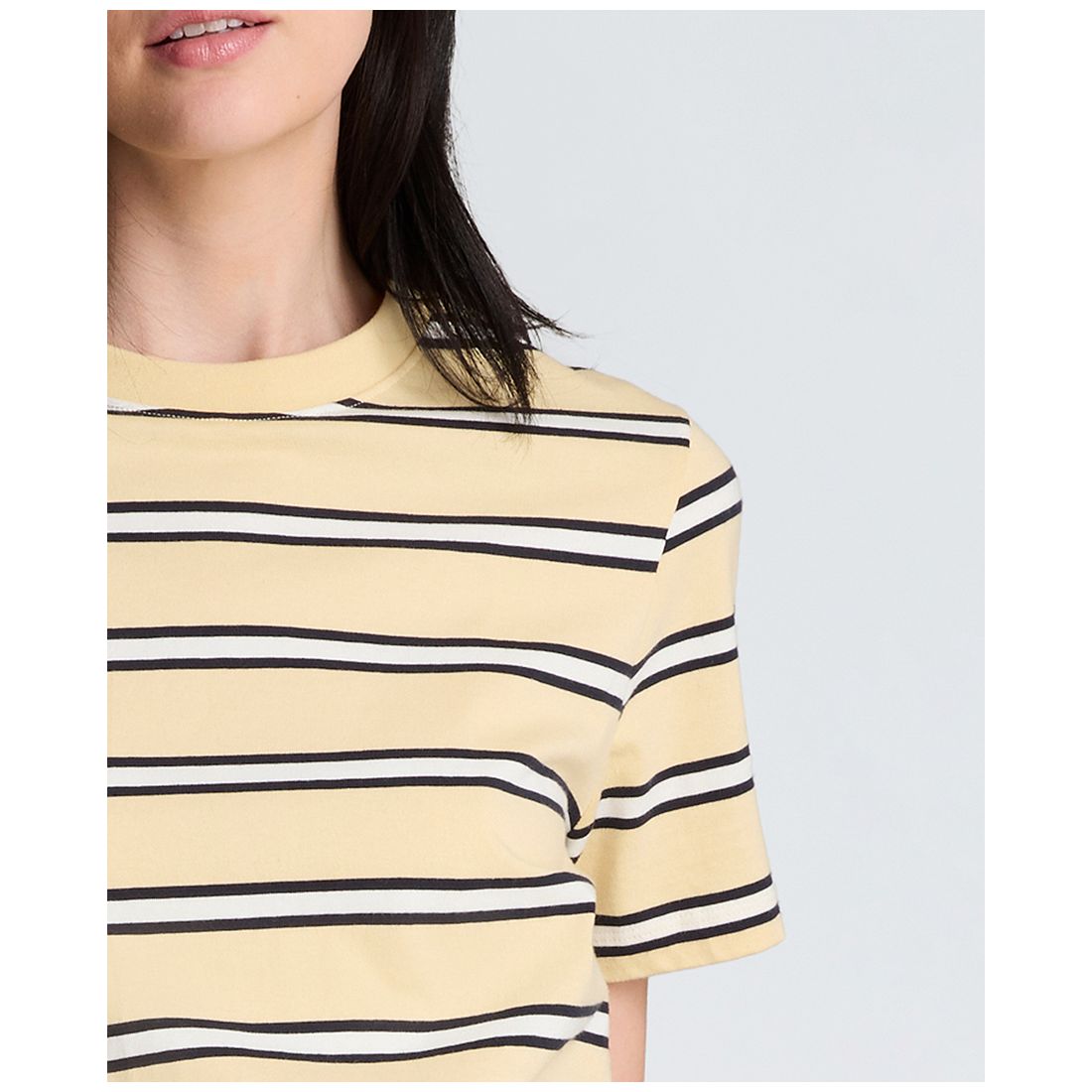 Kenneth Cole Women's Crewneck Striped T-Shirt
