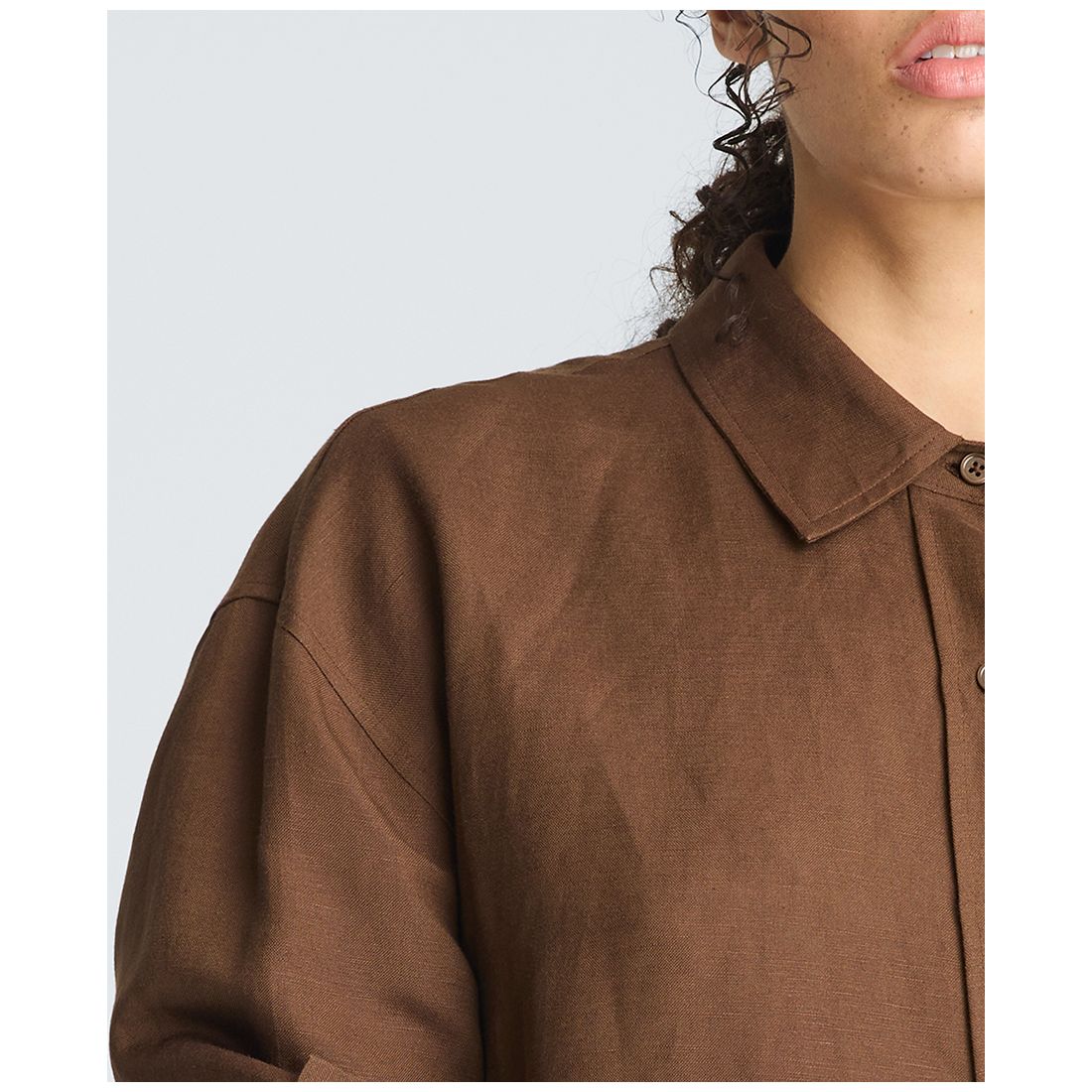 Kenneth Cole Women's Drop Shoulder Boyfriend Shirt