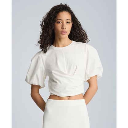 Kenneth Cole Women's Crewneck Wrap T-Shirt