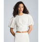 Kenneth Cole Women's Crewneck Wrap T-Shirt