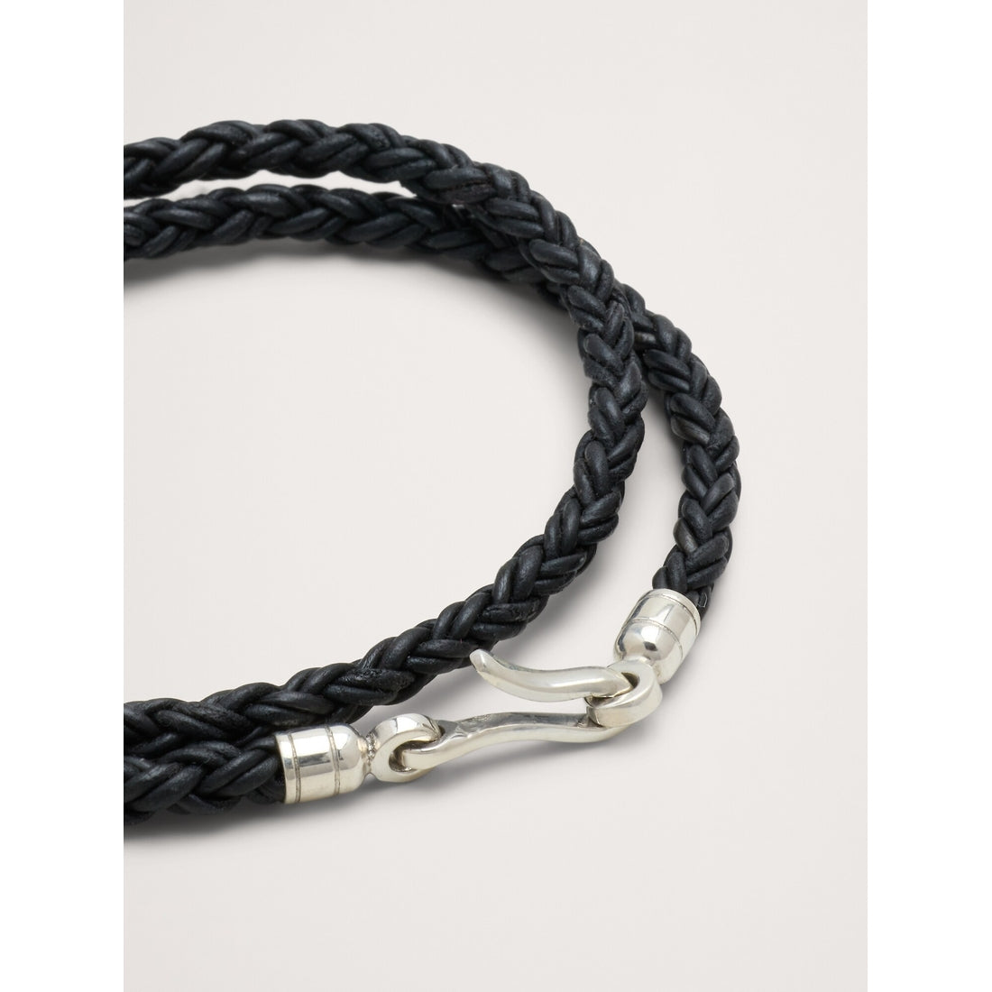 Men's Round Braid Leather Balinese Bracelet By Caputo & Co