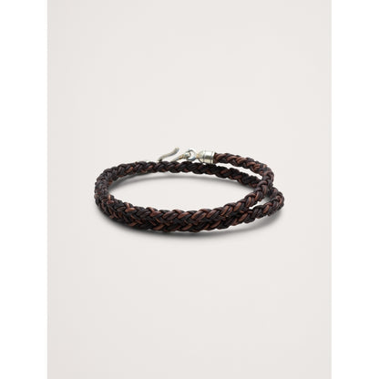 Men's Round Braid Leather Balinese Bracelet By Caputo & Co