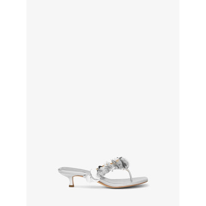 Loretta Sequin Embellished Metallic Sandal