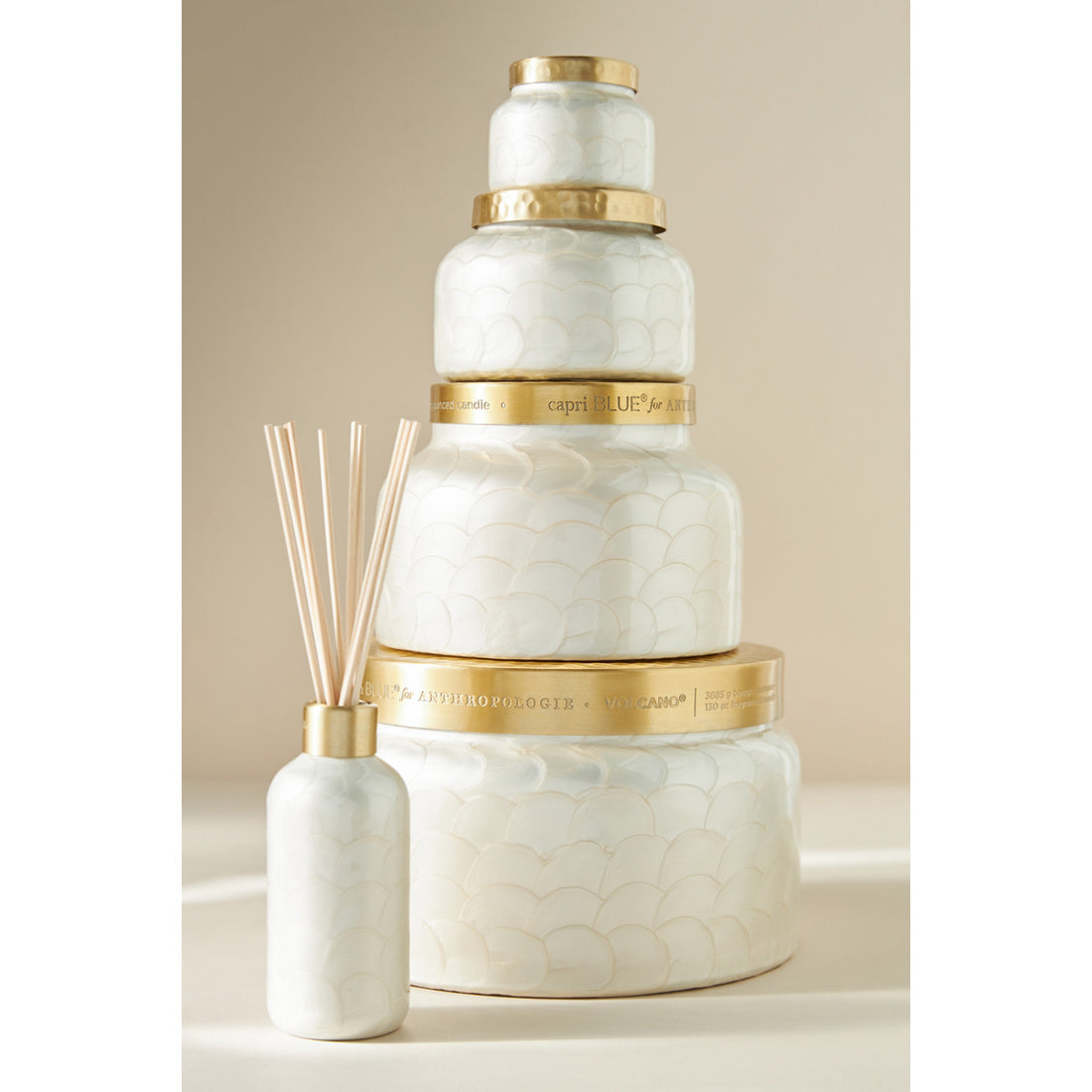 Volcano Capiz Reed Diffuser by Capri Blue