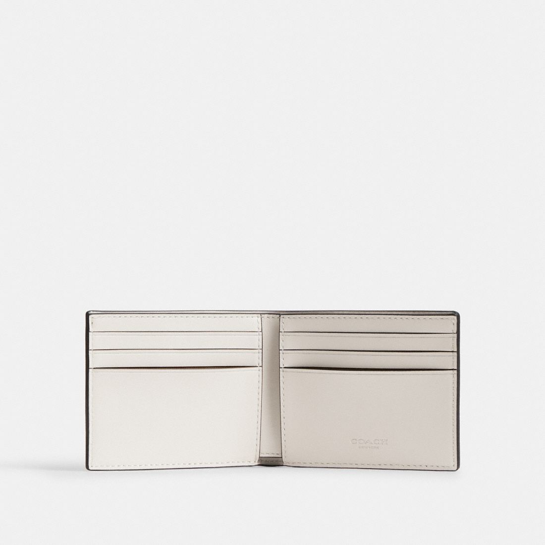 Coach Slim Billfold Wallet In Signature Canvas