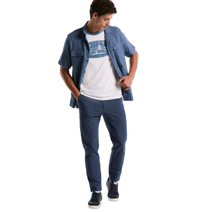 Original Penguin Men's Graphic Applique Logo Short Sleeve Jersey T-Shirt