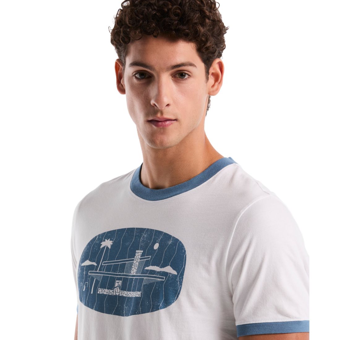 Original Penguin Men's Graphic Applique Logo Short Sleeve Jersey T-Shirt