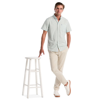 Original Penguin Men's Mini Geo Print Button-Down Shirt