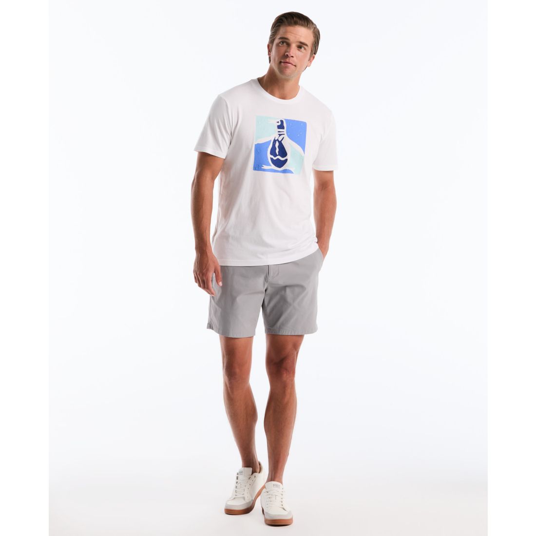 Original Penguin Men's Hd Floral Pete Print Tee
