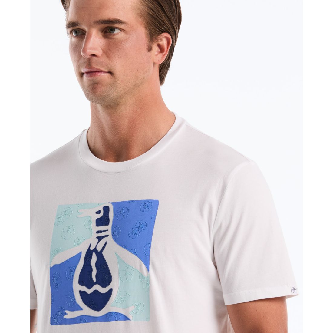 Original Penguin Men's Hd Floral Pete Print Tee