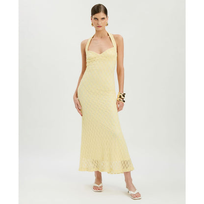 Bardot Women's Mariko Halter Neck Midi Dress