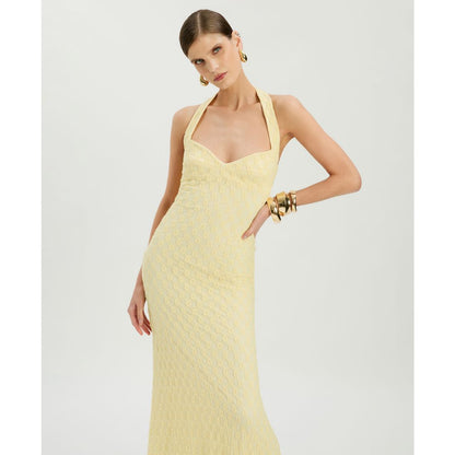Bardot Women's Mariko Halter Neck Midi Dress
