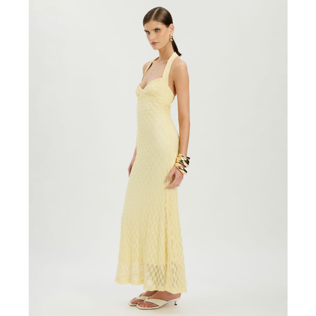 Bardot Women's Mariko Halter Neck Midi Dress