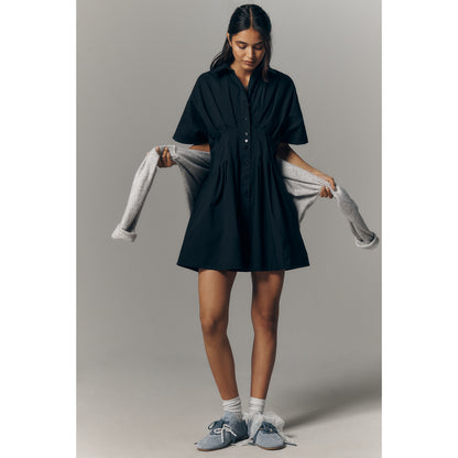 The Tobie Mini Shirt Dress by Exquise