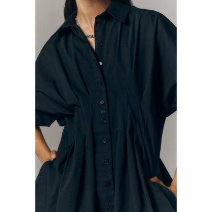 The Tobie Mini Shirt Dress by Exquise