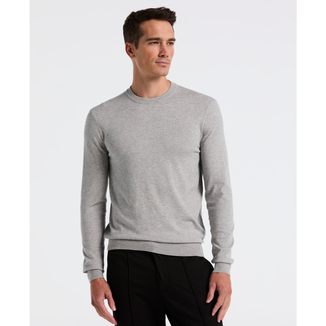 Perry Ellis Men's Crewneck Tech Pullover Sweater