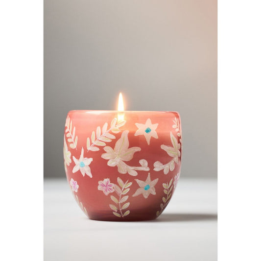 Medina Fruity White Amber Mandarin Glass Candle by Anthropologie