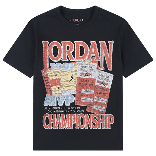 Boys Jordan 91 Playoff Short Sleeve T-Shirt