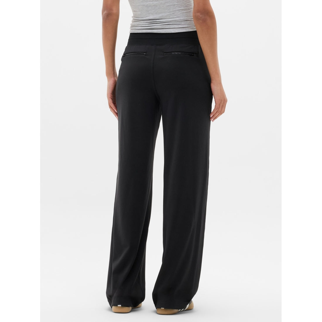 Women's Venice High Rise Track Stripe Wide Leg Pant