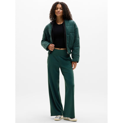 Women's Venice High Rise Track Stripe Wide Leg Pant