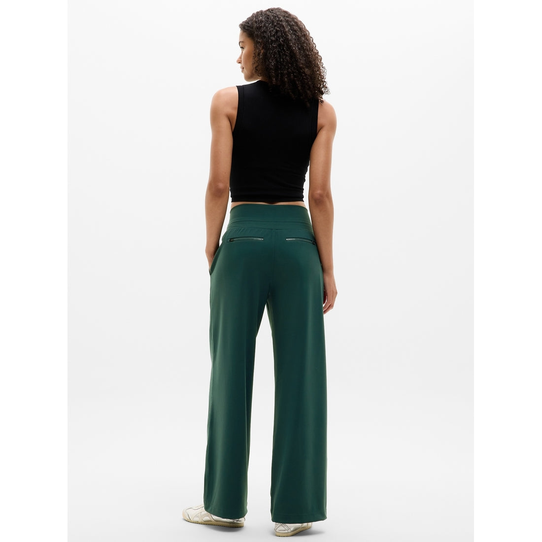 Women's Venice High Rise Track Stripe Wide Leg Pant