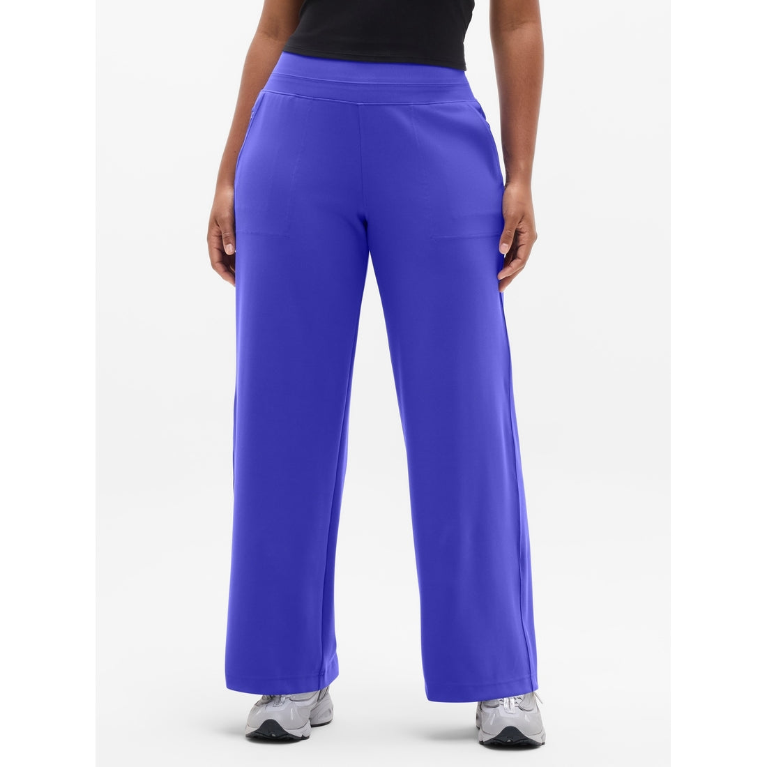 Women's Venice High Rise Track Stripe Wide Leg Pant