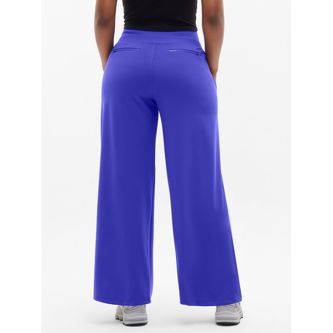 Women's Venice High Rise Track Stripe Wide Leg Pant