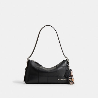 Coach Alter/Ego Small Slouchy Shoulder Bag In Checkerboard Upcrafted Leather