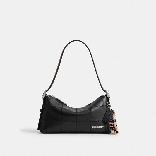Coach Alter/Ego Small Slouchy Shoulder Bag In Checkerboard Upcrafted Leather