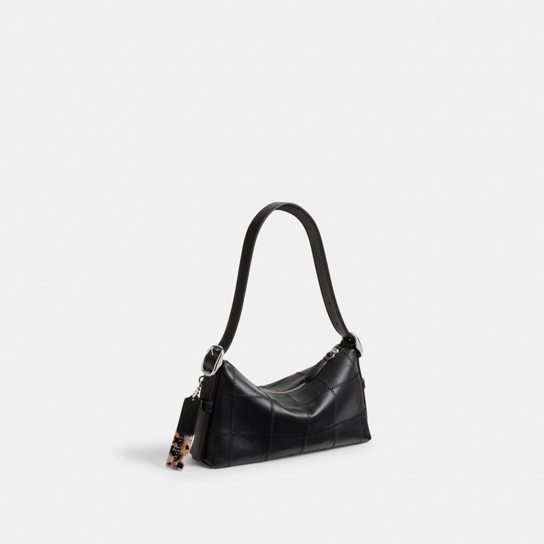 Coach Alter/Ego Small Slouchy Shoulder Bag In Checkerboard Upcrafted Leather