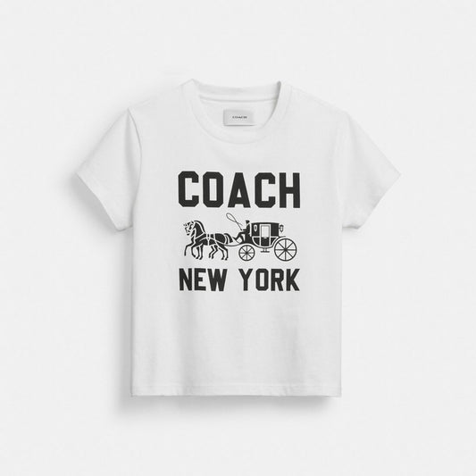 Coach Horse And Carriage T Shirt In Organic Cotton