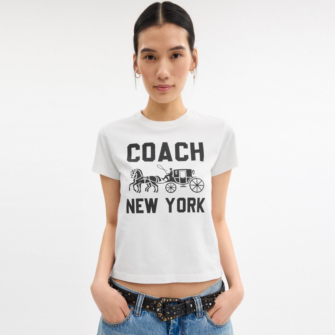 Coach Horse And Carriage T Shirt In Organic Cotton