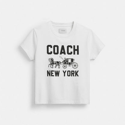 Coach Horse And Carriage T Shirt In Organic Cotton