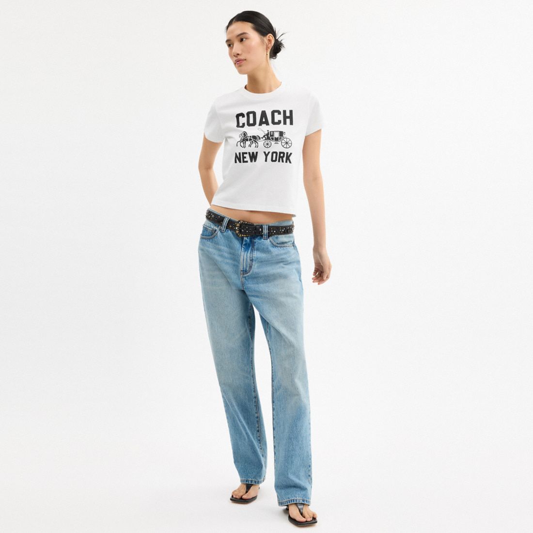 Coach Horse And Carriage T Shirt In Organic Cotton