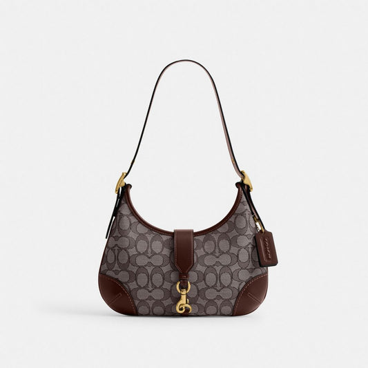 Coach Hamptons Hobo Bag In Signature Jacquard