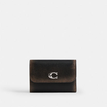 Coach Essential Card Holder Wallet In Loved Leather