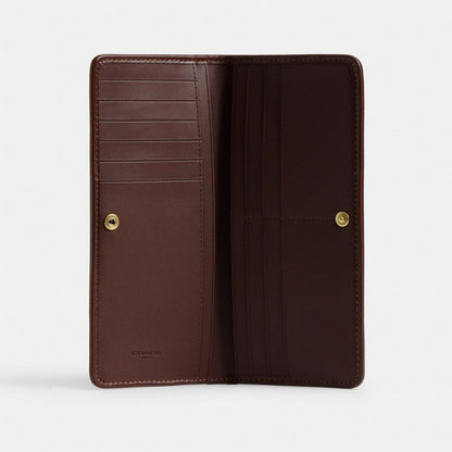 Coach Essential Slim Wallet In Signature Jacquard