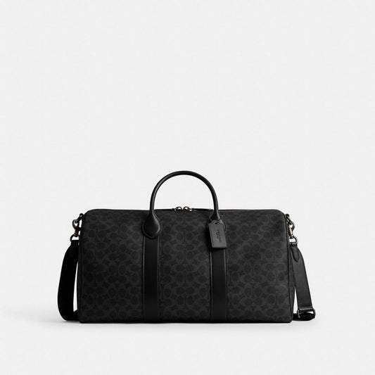Coach Compass Bag 50 In Signature Canvas