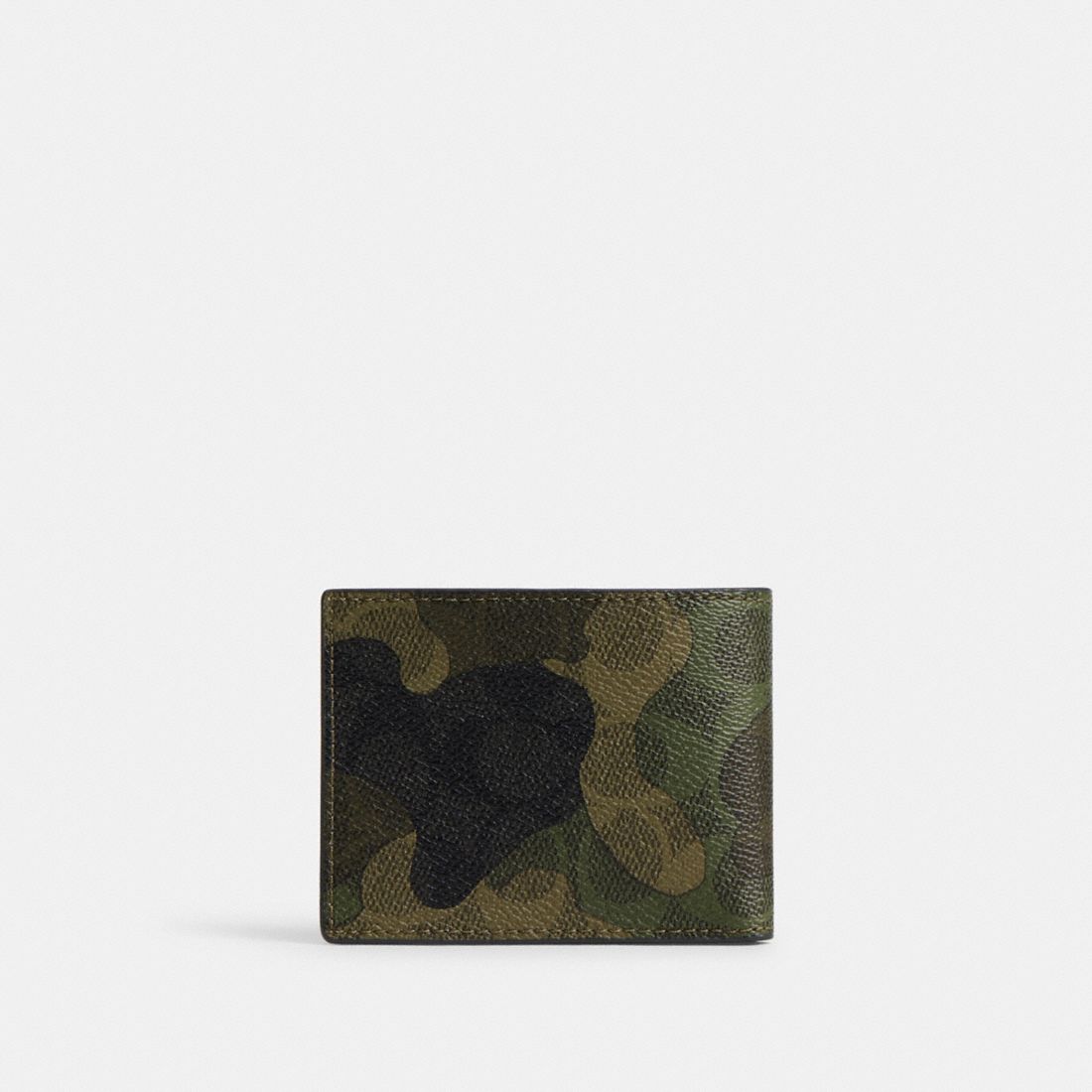 Coach Slim Billfold Wallet In Signature Camo Print