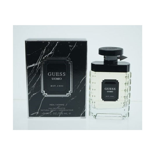 Guess Uomo for Men Eau de Toilette Spray 3.4 oz