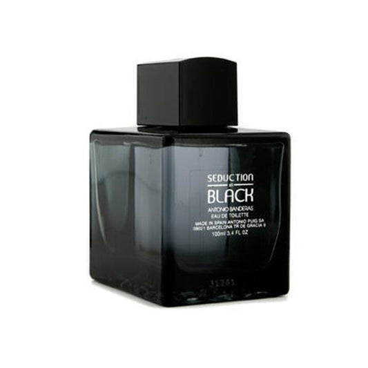 Seduction In Black for Men Eau de Toilette Spray 3.4 oz